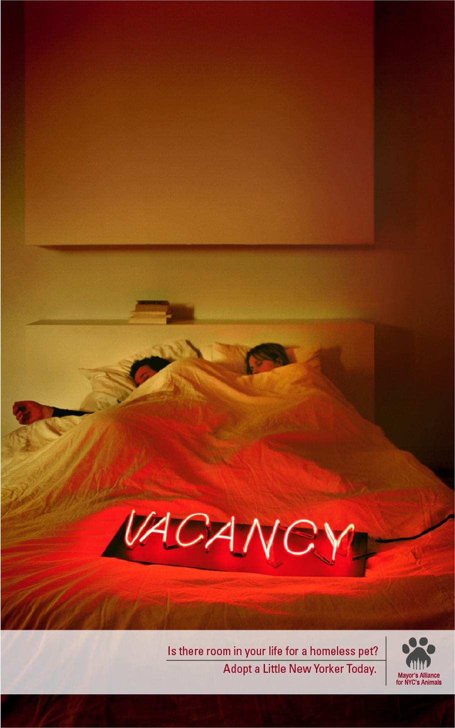 Mayor’s Alliance print, Vacancy: bed