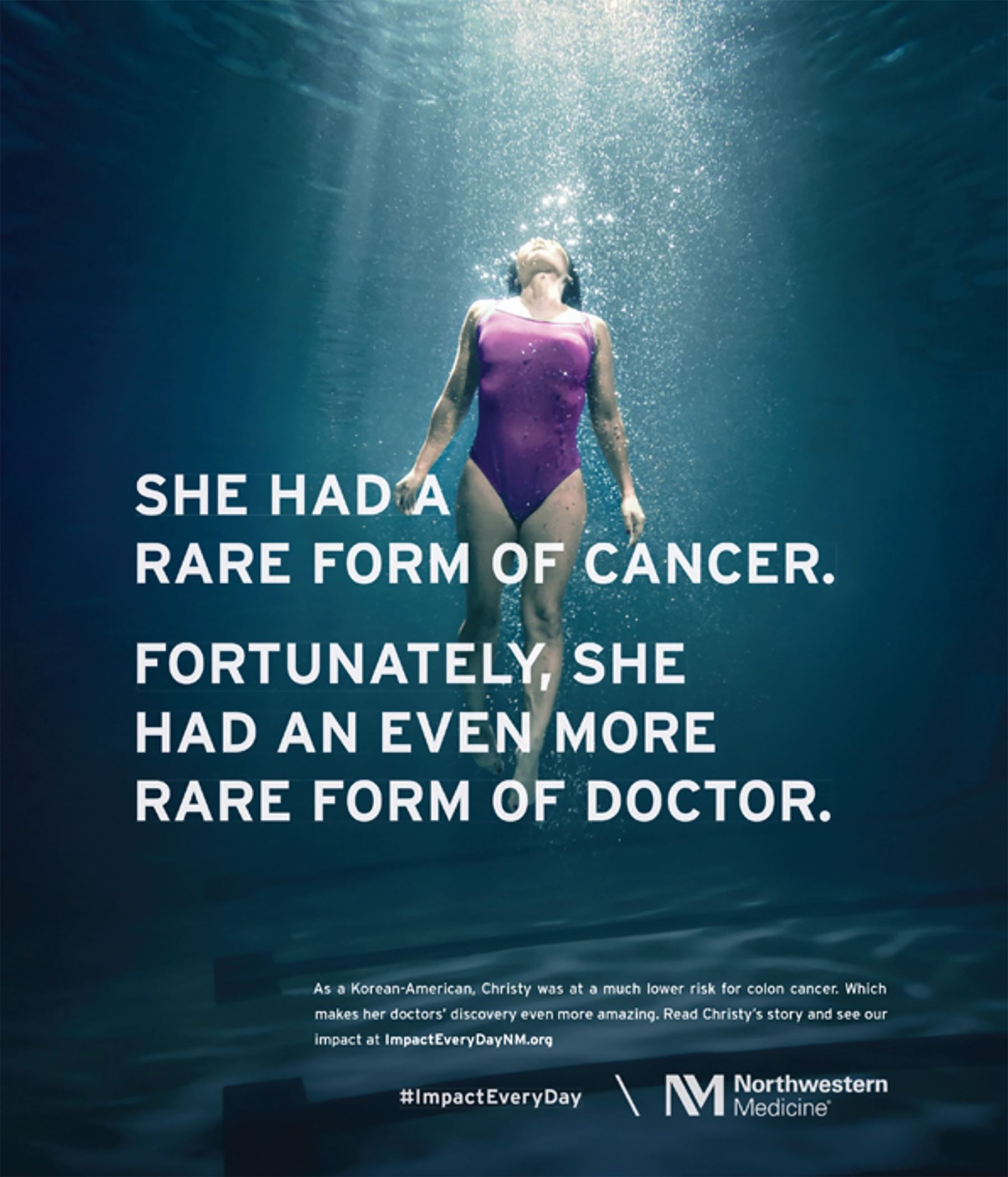 Northwestern Medicine print: She had a rare form of cancer. Fortunately, she had an even more rare form of doctor.
