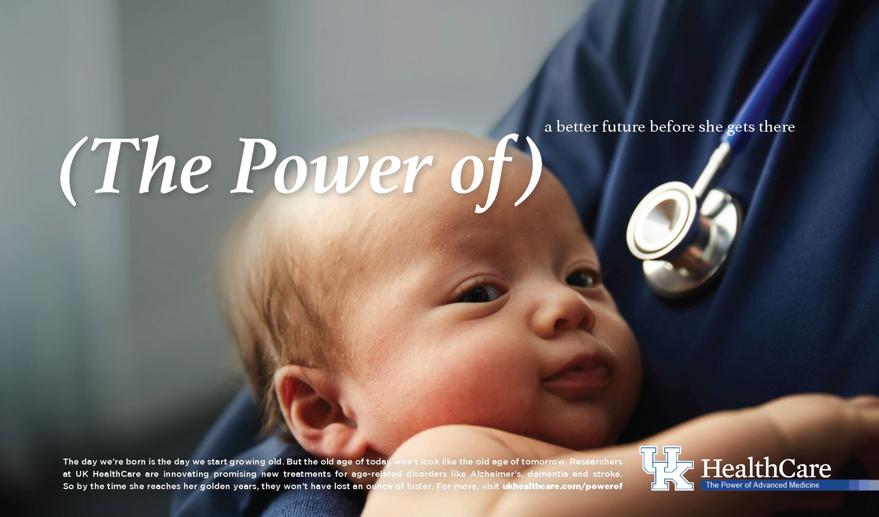 UK HealthCare print: a better future before she gets there