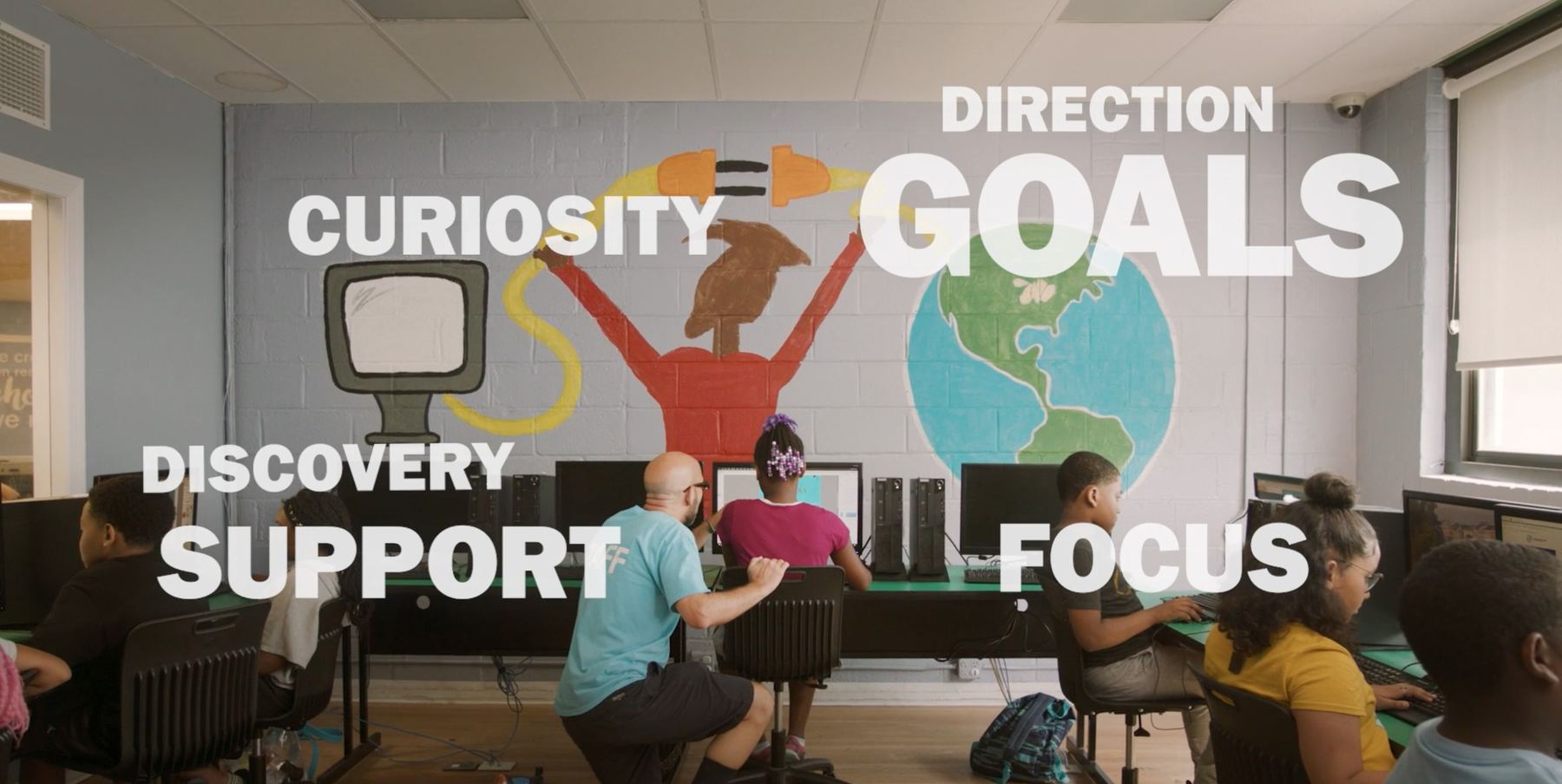 Boys & Girls Club video: computer lab