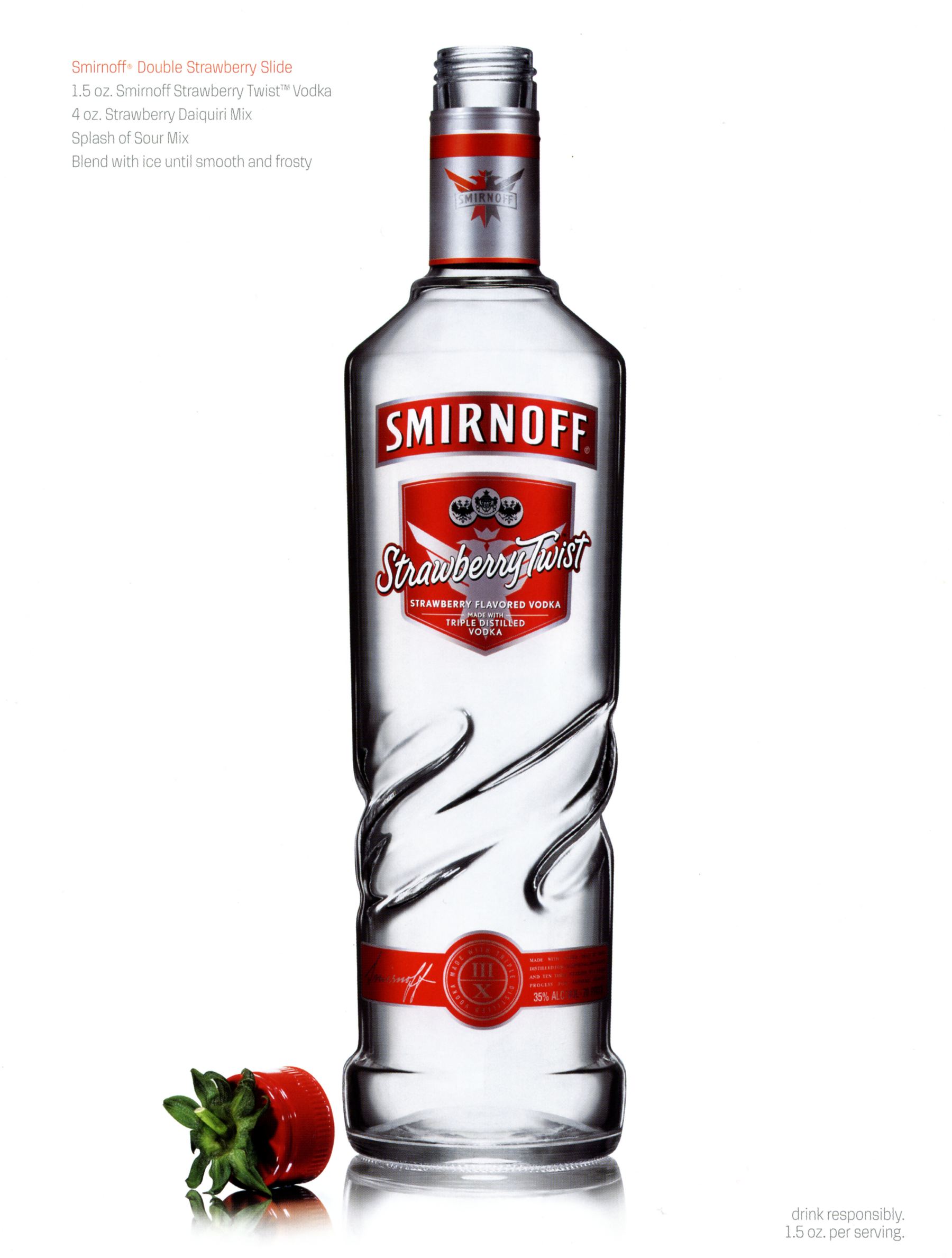 Smirnoff Strawberry Twist print ad