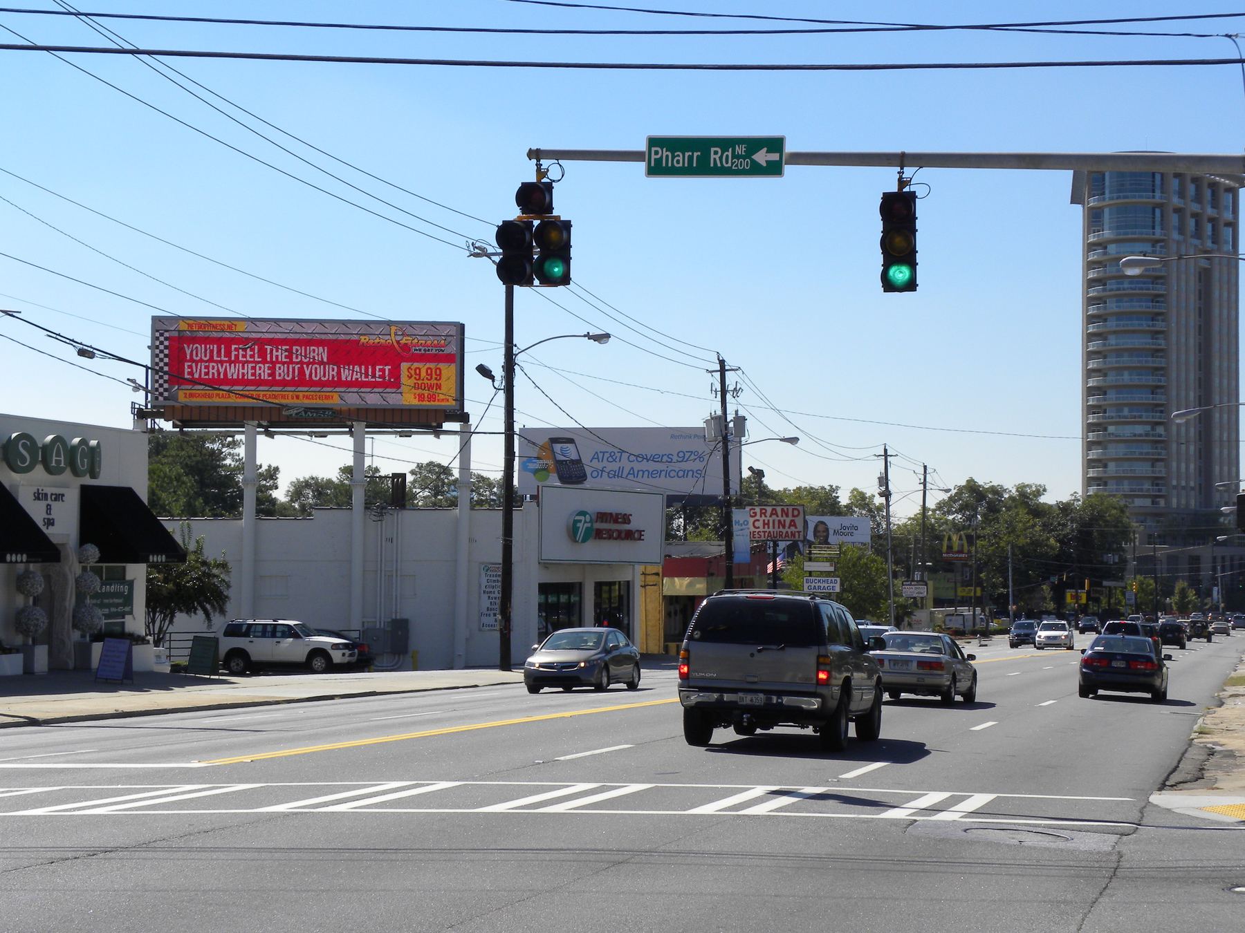 Retro Fitness billboard: You’ll feel the burn everywhere but your wallet.