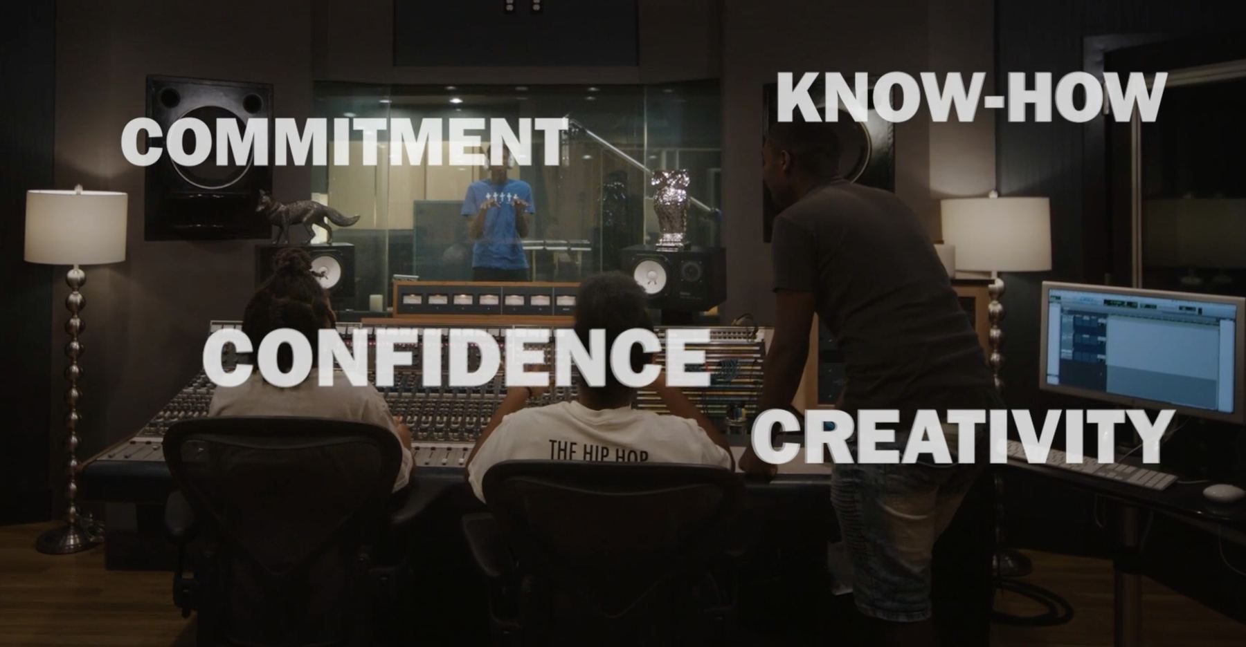 Boys & Girls Club video: recording studio